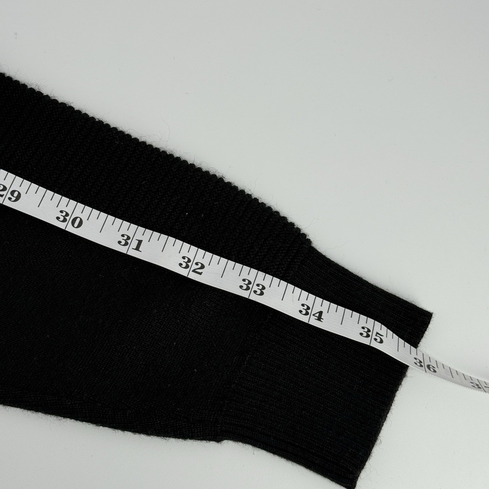 Nike Men's L Golf‎ Tour Performance Wool Blend V-Neck Sweater Black Stripe style - Picture 7 of 11